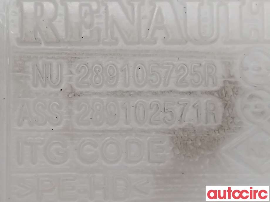 Spylertank til Renault Zoe 2013-2019 (Fase 1)  (RENAULT|289103347R||289102571R)