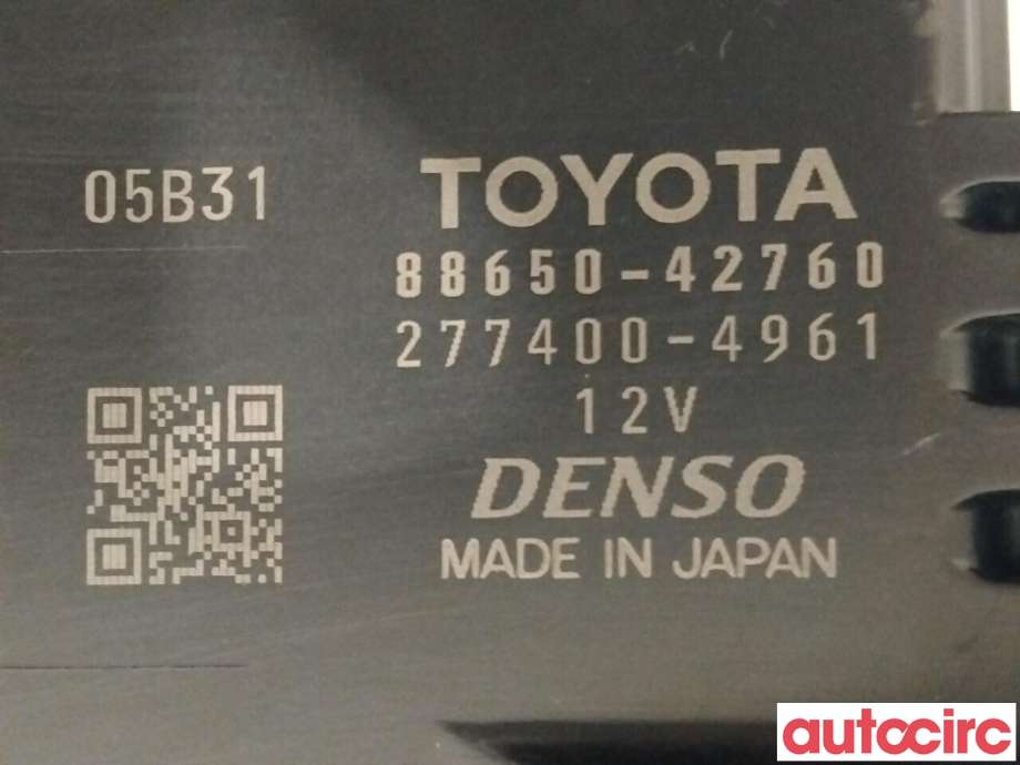 Styreenhet klima/aircondition til Toyota RAV4 2016-2019 (Type IV, Fase 2)  (TOYOTA|8865042760)