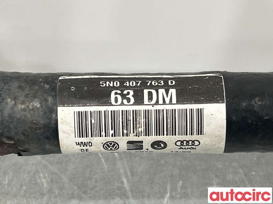 Drivaksel venstre foran til VW Tiguan 2011-2016 (Type I, Fase 2) (VOLKSWAGEN|5N0407761FX|5N0407763D|5N0407761F)