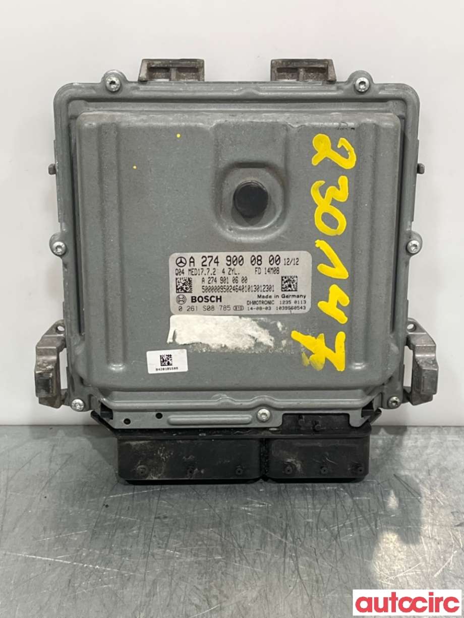Styreenhet motor til Mercedes C-Klasse, 2014-2018 (Fase 1) (W205) (W205) (MERCEDES|A2749000800)