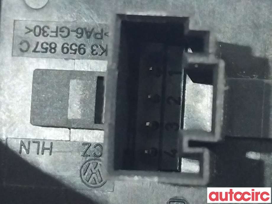 Bryter ruteheis til VW Transporter / Caravelle 2015-2019 (T6) (T6) (VOLKSWAGEN|1K3959857C)