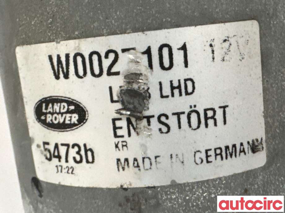 Viskermotor frontrute til Land Rover Range Rover, Evoque 2011-2019 (Type I) (LAND-ROVER|LR024224|W0027101|LR078300)