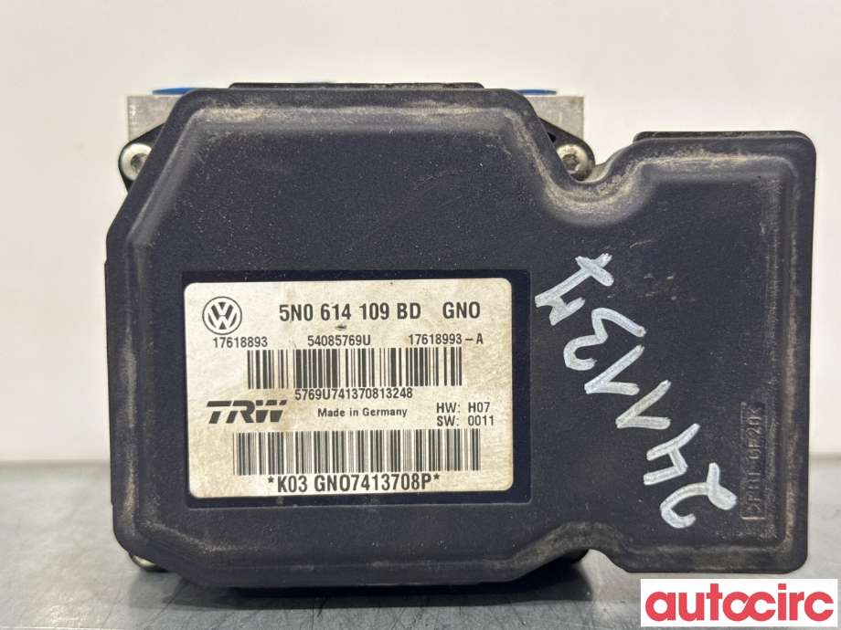 ABS sentral til VW Tiguan 2011-2016 (Type I, Fase 2)  (VOLKSWAGEN|5N0614109BK|54085769U|5N0614109CN)