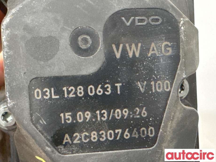 Spjeldhus til VW Tiguan 2011-2016 (Type I, Fase 2)  (VOLKSWAGEN|03L128063T|A2C83076400)