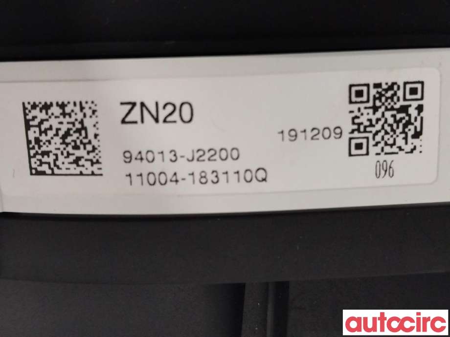 Instrumentpanel til Kia e-Soul 2019-->> (Type III)  (KIA|94013J2200)