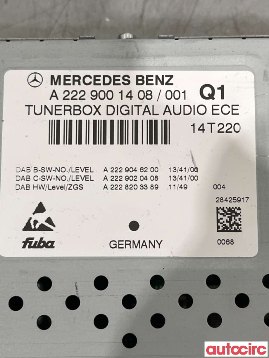 Bilstereo til Mercedes C-Klasse 2014-2018 (Fase 1) (W205) (W205) (MERCEDES|A2229003210||A2229001408)