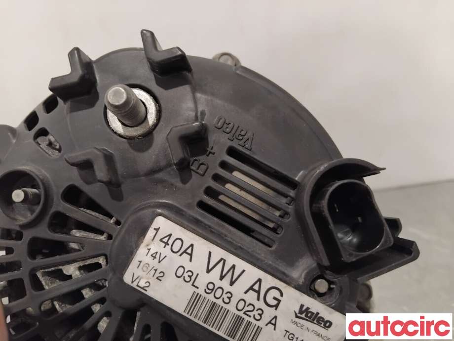Dynamo til VW Tiguan 2011-2016 (Type I, Fase 2) (VOLKSWAGEN|03L903023AX|TG14C031|03L903023A)