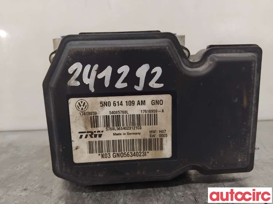 ABS sentral til VW Tiguan 2011-2016 (Type I, Fase 2) (VOLKSWAGEN|5N0614109BK|54085768L|5N0614109CN)