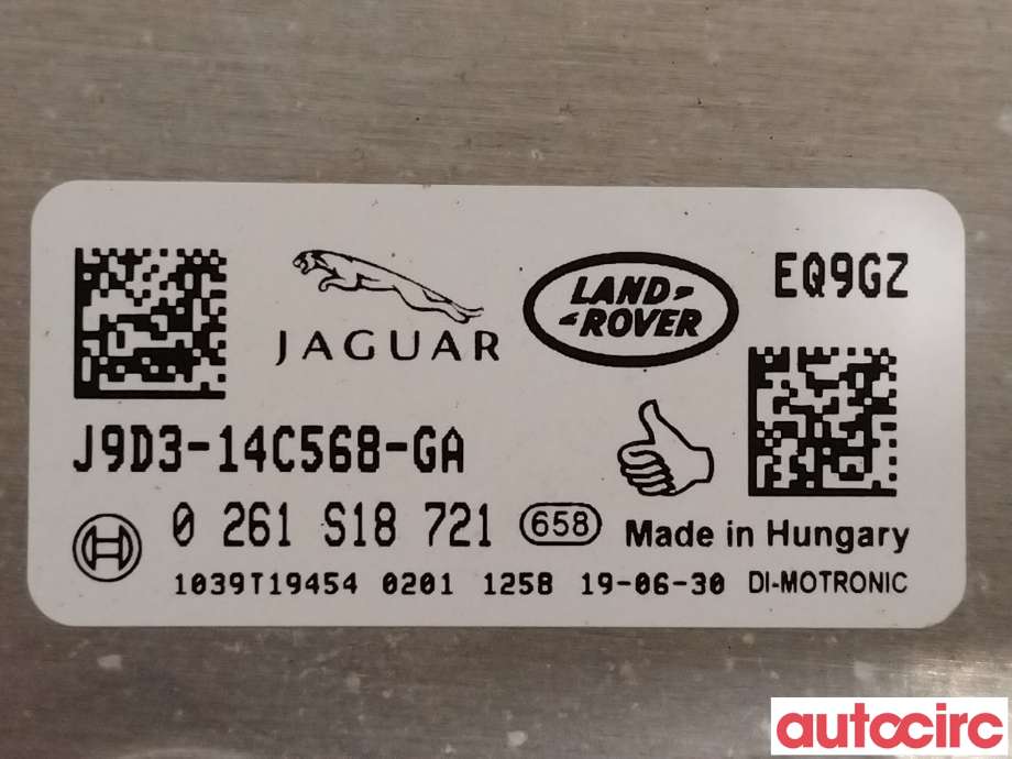 Styreenhet diverse til Jaguar I-PACE 2018-->>  (JAGUAR|T4K4069|J9D314C568GA)