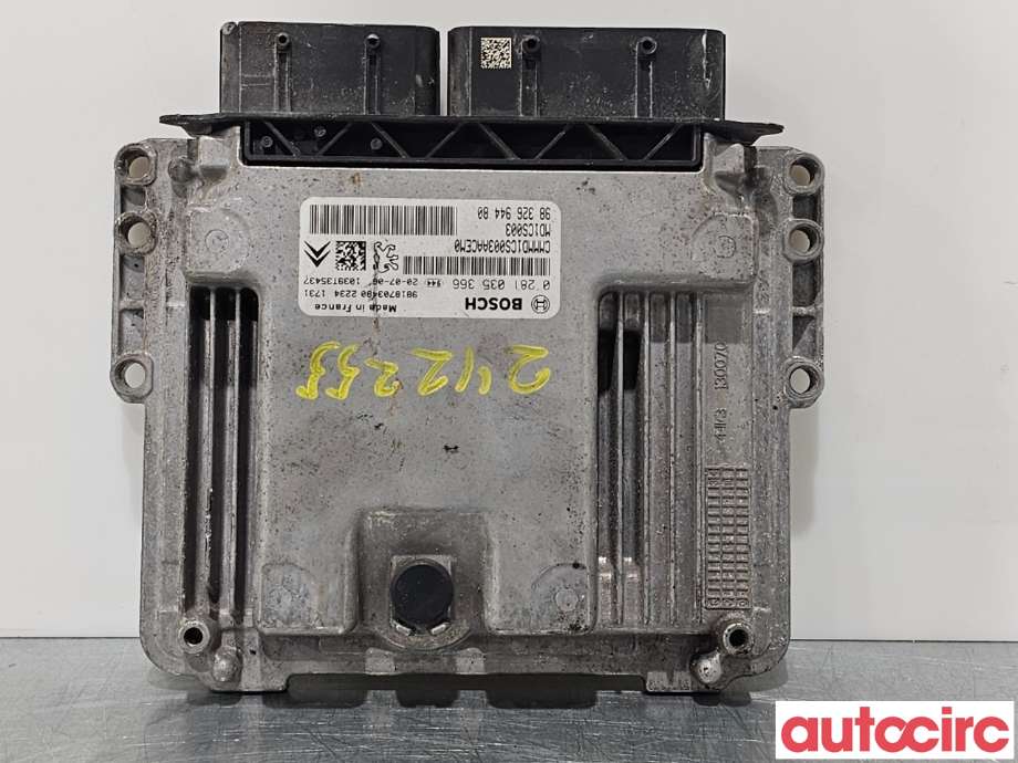 Styreenhet motor til Peugeot Partner, 2019-->> (Type III) (PEUGEOT|1638428380)