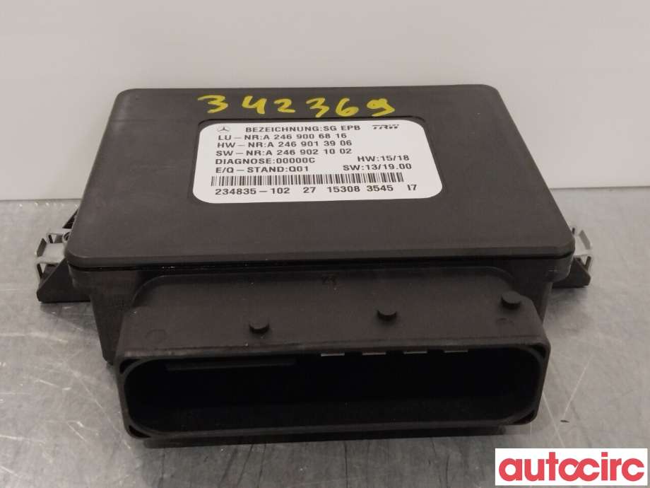 Styreenhet elektrisk parkbrems (EPB - Electric Parking Brake) til Mercedes B-Klasse 2011-2018 (W246) (W246) (MERCEDES|A2469006816)