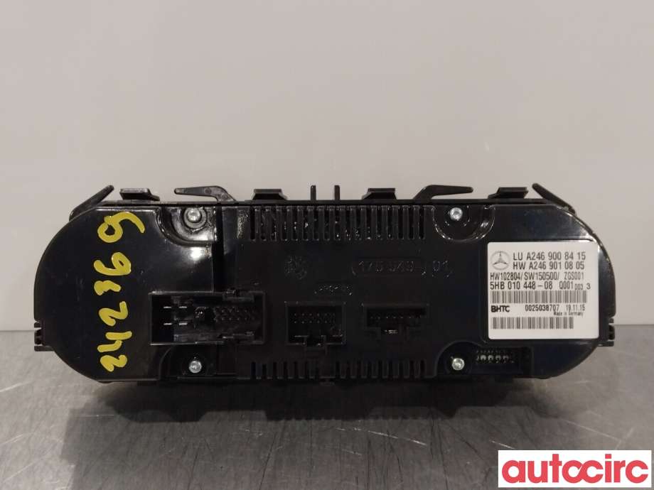 Varmeapparat betjening til Mercedes B-Klasse 2011-2018 (W246) (W246) (MERCEDES|A2469008415)