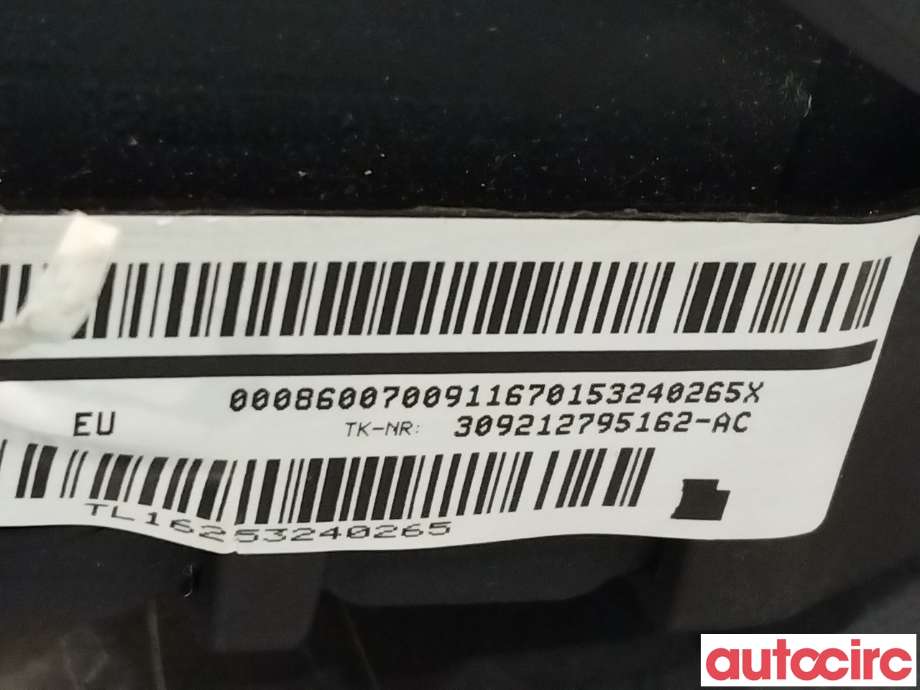 Airbag rattpute til Mercedes B-Klasse 2011-2018 (W246) (W246) (MERCEDES|A00086007009116)