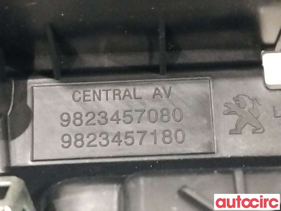 Varmeapparat betjening til Peugeot 208 2019-->> (Type II)  (PEUGEOT|9823457180|98432311XU|9823457080)