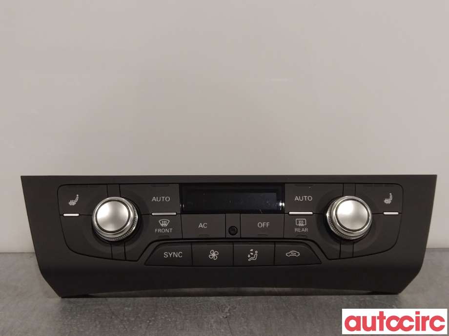 Varmeapparat betjening til Audi A6, 2011-2014 (Type IV, Fase 1) (C7) (C7) (AUDI|4G0820043K)