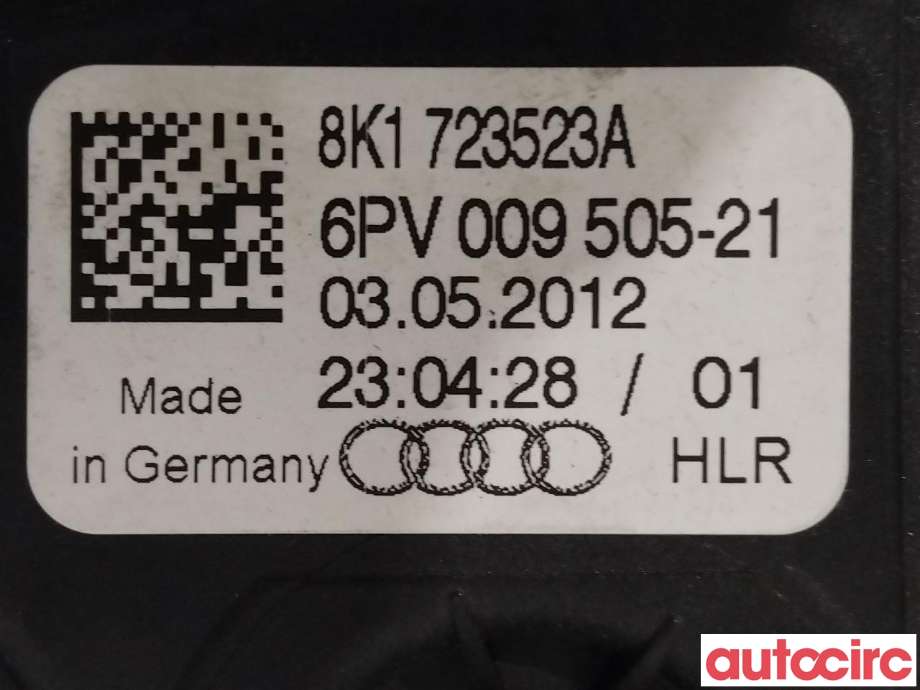 Pedal gass til Audi A6 2011-2014 (Type IV, Fase 1) (C7) (C7) (AUDI|8K1723523A)