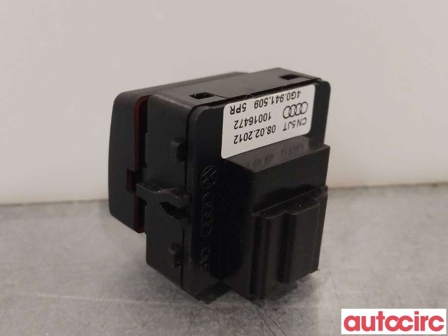 Bryter nødblink til Audi A6 2011-2014 (Type IV, Fase 1) (C7) (C7) (AUDI|4G0941509)
