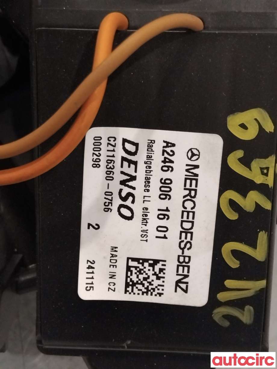 Varmeapparat motor til Mercedes B-Klasse 2011-2018 (W246) (W246) (MERCEDES|A2469061601)