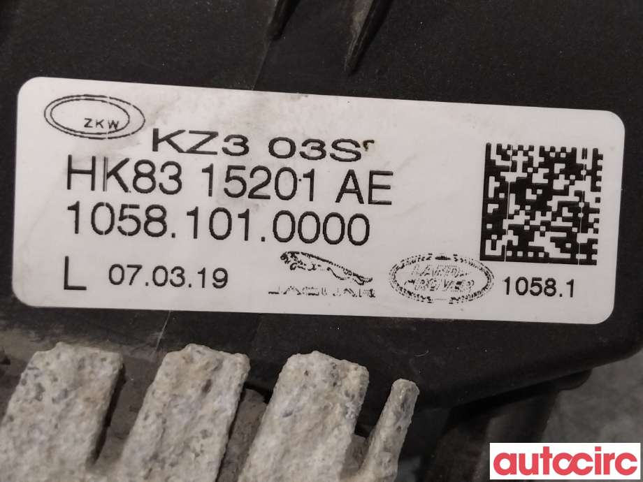 Tåkelykt venstre foran til Jaguar I-PACE 2018-->>  (JAGUAR|T4A28764|HK8315201AF)