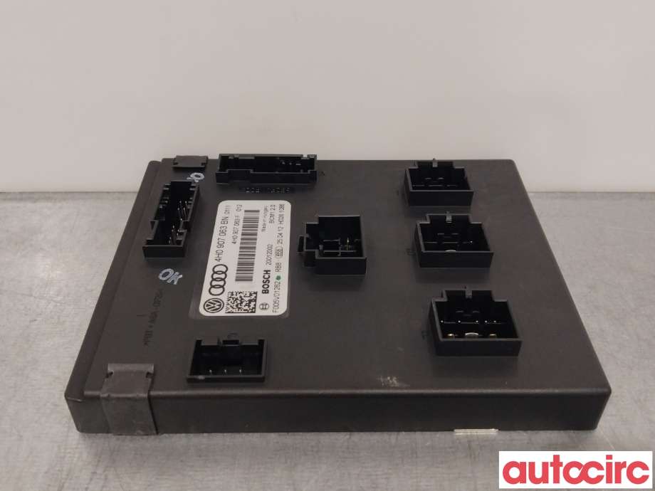 Styreenhet comfort (BCM) til Audi A6 2011-2014 (Type IV, Fase 1) (C7) (C7) (AUDI|4H0907063CG|4H0907063BN)