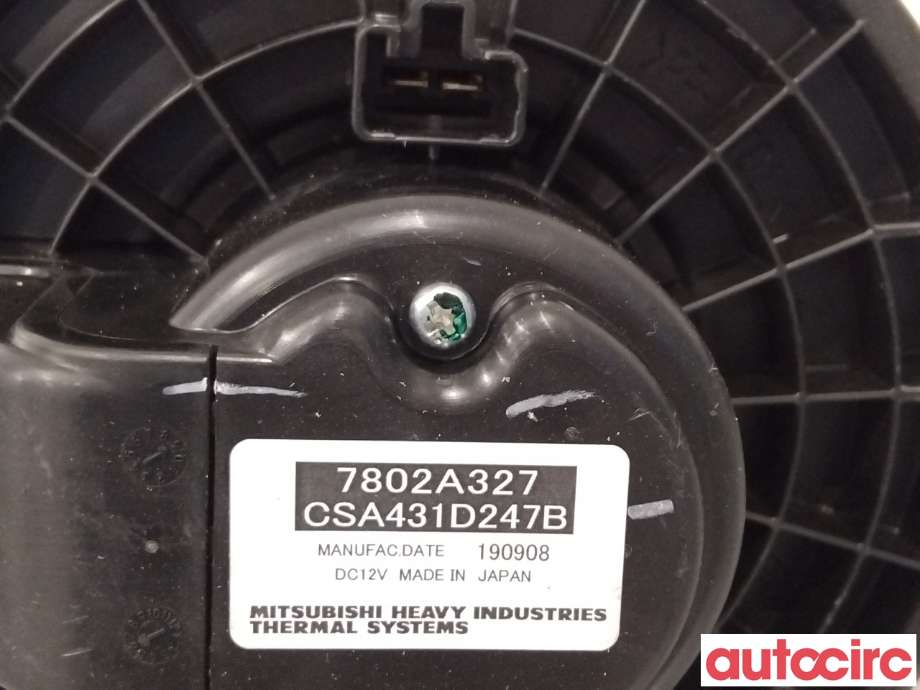 Varmeapparat motor til Mitsubishi Outlander 2015-->> (Type III, Fase 2)  (MITSUBISHI|7802A327|CSA431D247B)