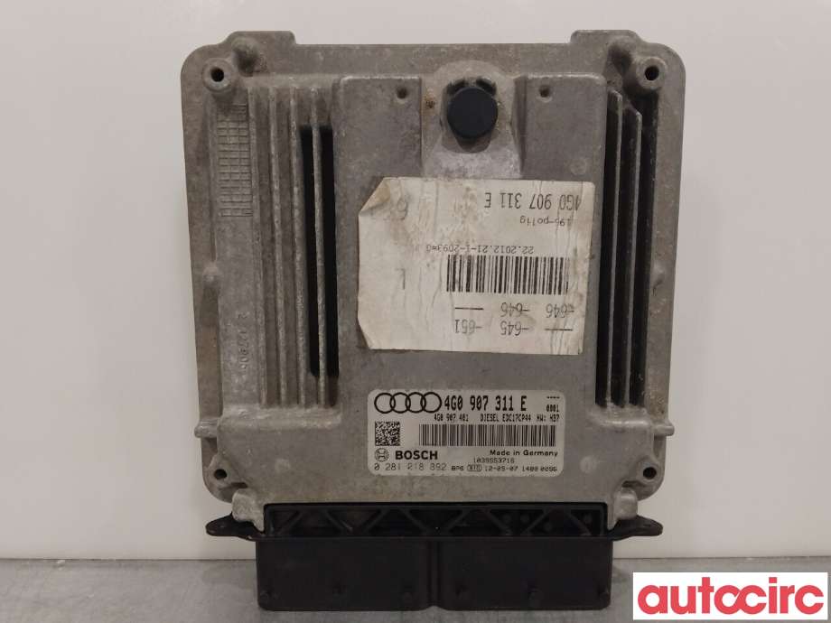 Styreenhet motor til Audi A6, 2011-2014 (Type IV, Fase 1) (C7) (C7) (AUDI|4G0907311E)