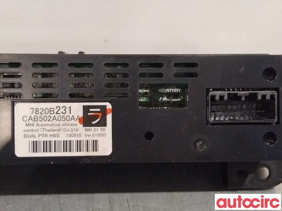 Varmeapparat betjening til Mitsubishi Outlander 2015-->> (Type III, Fase 2)  (MITSUBISHI|7820B231|CAB502A050AA)