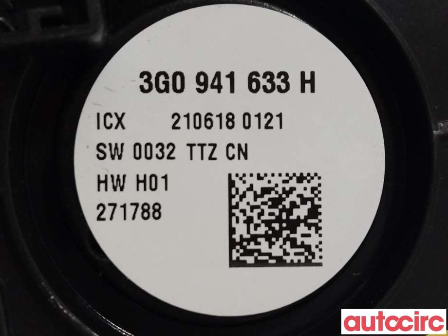 Bryter lys til VW Passat 2015-2019 (Fase 1) (B8) (B8) (VOLKSWAGEN|3G0941633H)