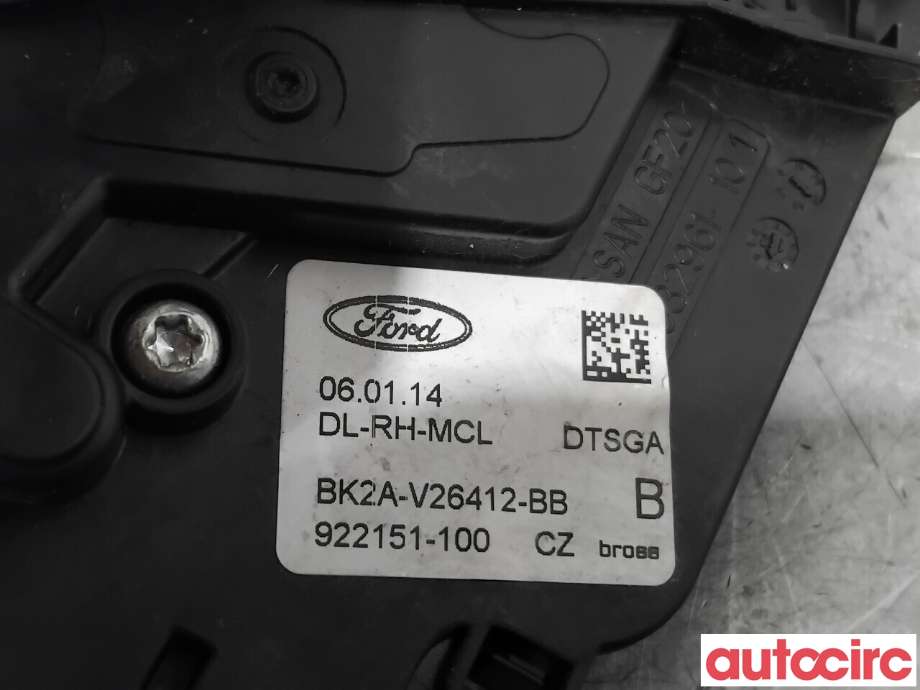 Låsekasse høyre til Ford Transit Custom 2013-2023 (Type I)  (FORD|2053477|922151-100|BK2A-V26412-BB)