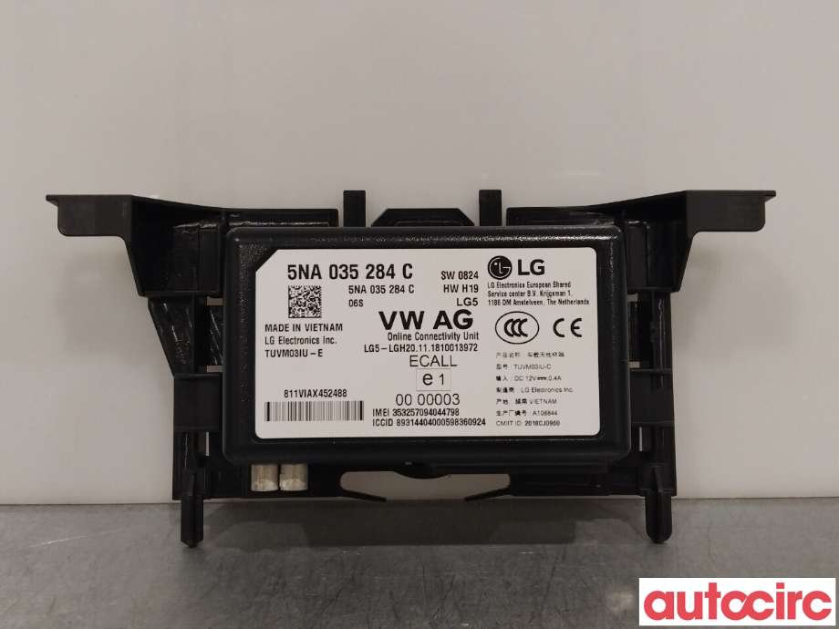 Styreenhet diverse til VW Passat, 2015-2019 (Fase 1) (B8) (B8) (VOLKSWAGEN|5NA035284C)