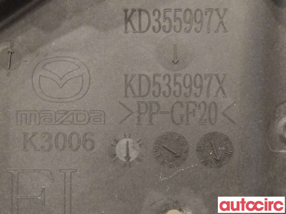 Ruteheis til Mazda CX-5 2012-2017 (Type I)  (MAZDA|KD53-59-590||KD535997X)