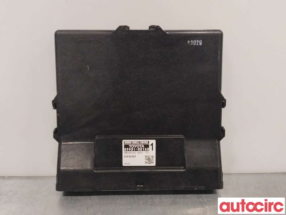 Styreenhet diverse til Toyota Yaris, 2014-2020 (Type III, Fase 2)  (TOYOTA|899800D030)
