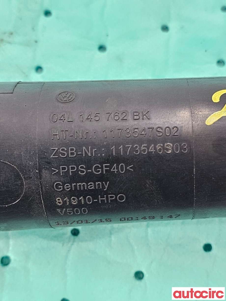 Turbo rør til VW Transporter / Caravelle 2015-2019 (T6) (T6) (VOLKSWAGEN|04L145762BK)