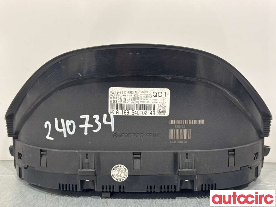 Instrumentpanel til Mercedes A-Klasse 2005-2012 (W169) (W169) (MERCEDES|A1694400211||A1695400248)