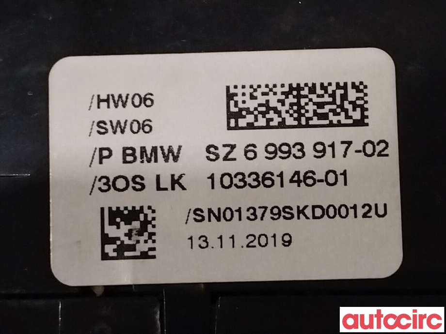 Bryter diverse til BMW 5-Serie 2017-->> (G30/G31) (G30/G31) (BMW|61316993917|6993917)