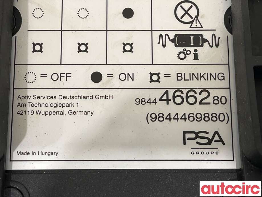 Batterilader kabel til Citroën C4, Spacetourer 2019-->>  (CITROEN|9844466280||9844469880)