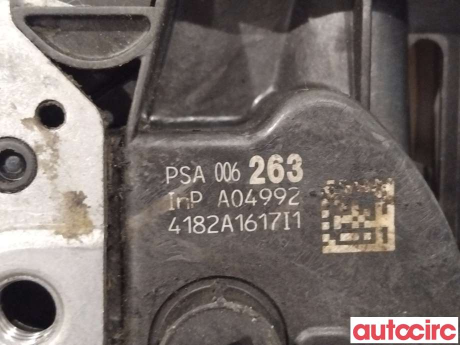 Låsekasse høyre bak til Peugeot 508 2011-2014 (Type I, Fase 1)  (PEUGEOT|9800626380|PSA006263|9819263380)