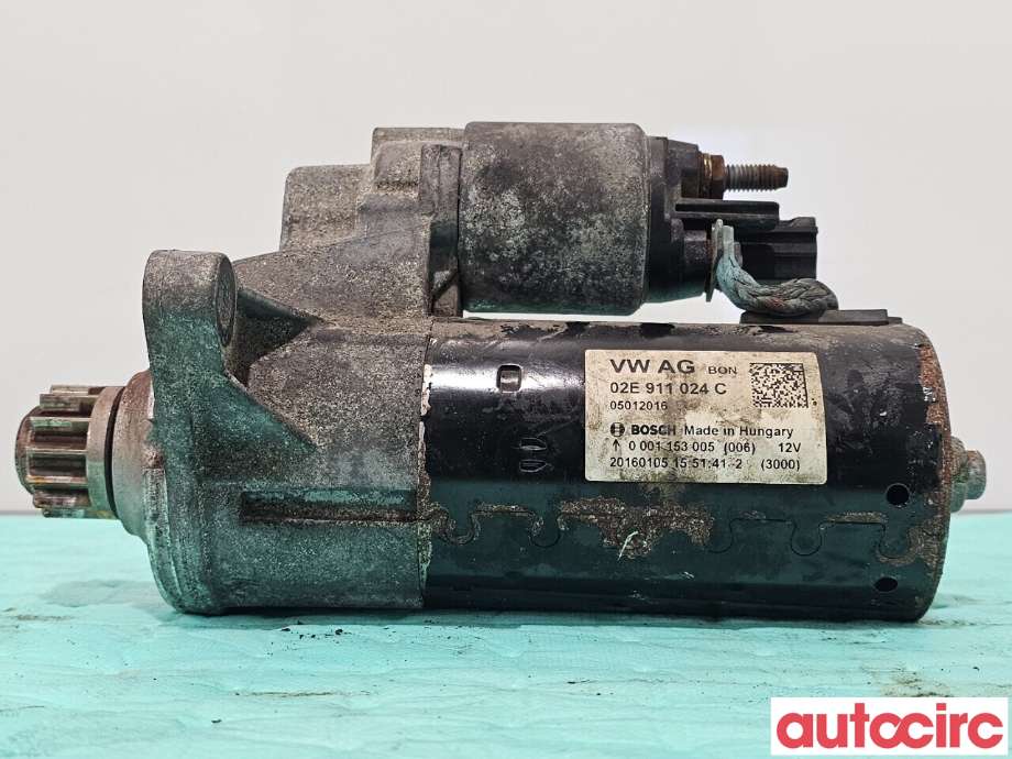 Starter diesel til VW Transporter / Caravelle 2015-2019 (T6) (T6) (VOLKSWAGEN|02E911024CX|0001153005|02E911024C)