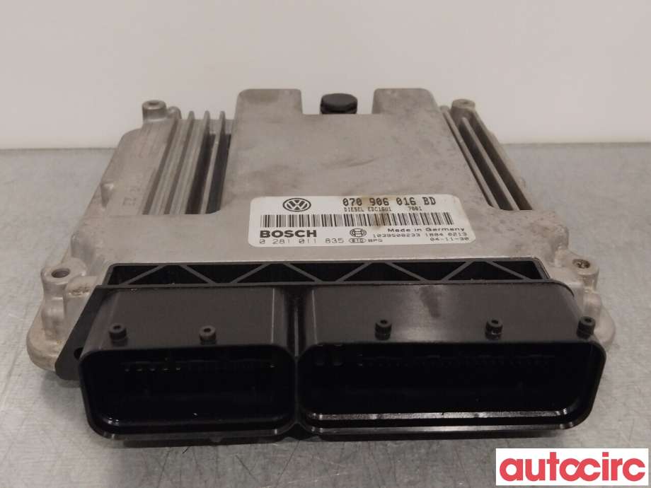 Styreenhet motor til VW Transporter / Caravelle 2003-2009 (Fase 1) (T5) (T5) (VOLKSWAGEN|070906016BD|0281011835)