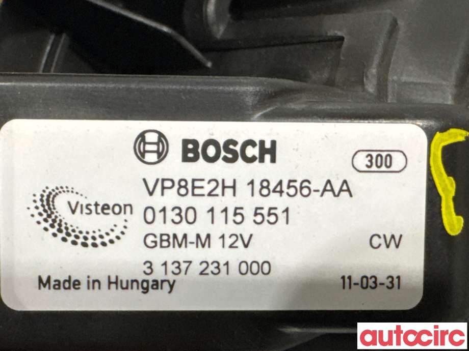 Varmeapparat motor til Ford Fiesta 2008-2012 (Type VI, Fase 1) (FORD|1790329|3137231000|0130115551)