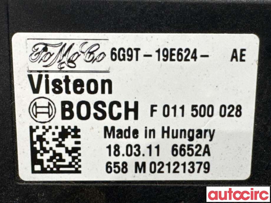 Varmeapparat motstand til Ford Fiesta 2008-2012 (Type VI, Fase 1)  (FORD|1847910|F011500028|6G9T-19E624-AE)