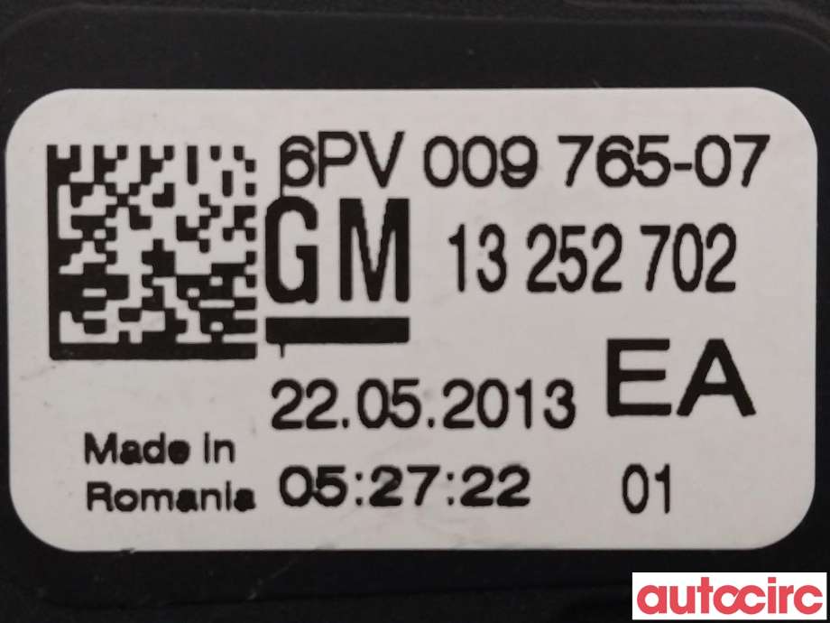 Pedal gass til Opel Astra J 2010-2015 (OPEL|13252702)