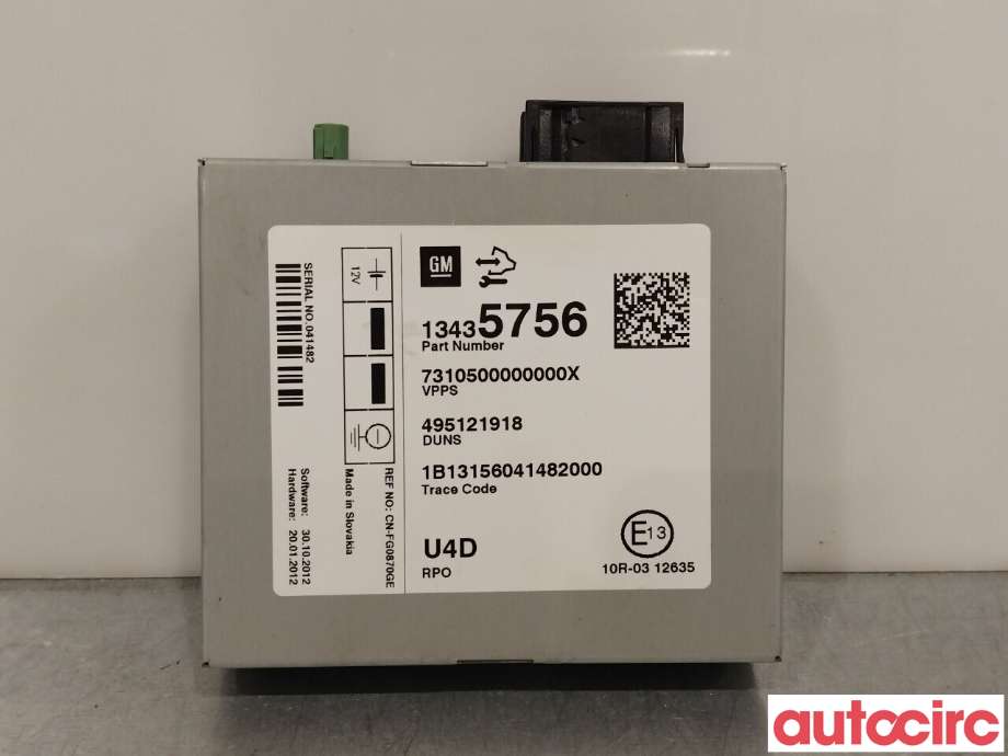 Bilstereo diverse til Opel Astra J, 2010-2015  (OPEL|13435756)