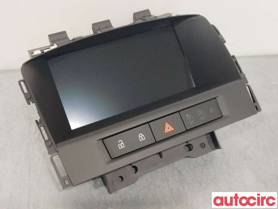 Multimedia display (MCU - Media Controller Unit) til Opel Astra J 2010-2015  (OPEL|95247249|95196687)