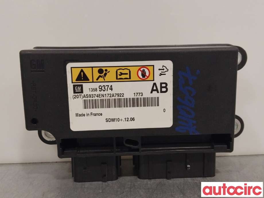 Airbag elektronikk til Opel Astra J, 2010-2015  (OPEL|13599653)