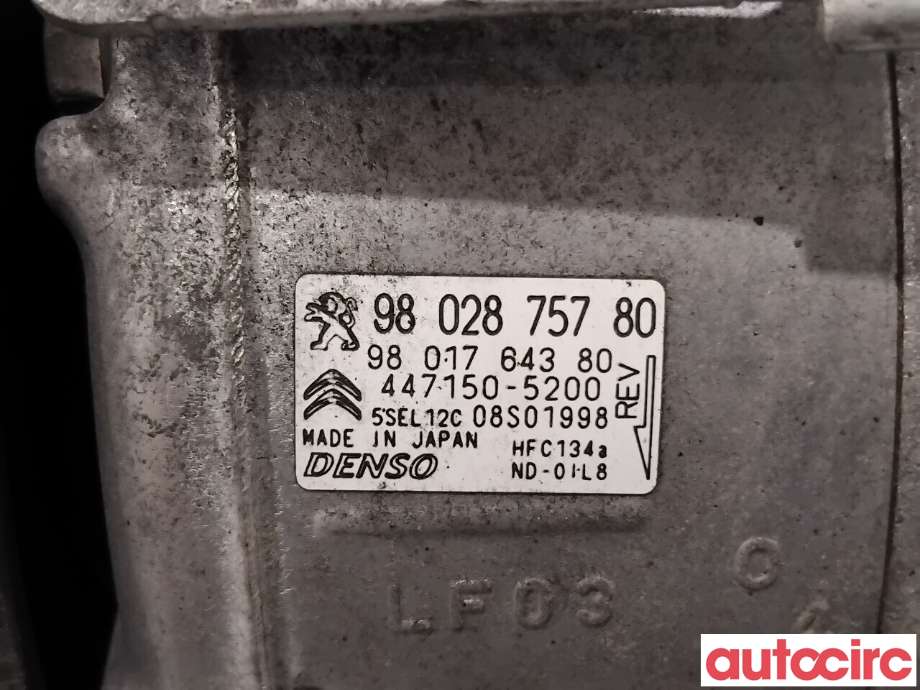 Aircondition kompressor til Citroën C4 2011-2017 (Type II)  (CITROEN|1611179980|447150-5200|9802875780)