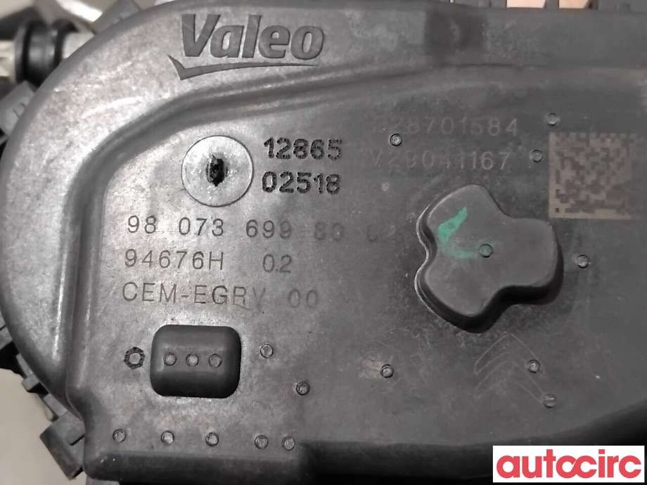 EGR-ventil til Citroën C4 2011-2017 (Type II)  (CITROEN|1679828780|V29041167|9807369980)