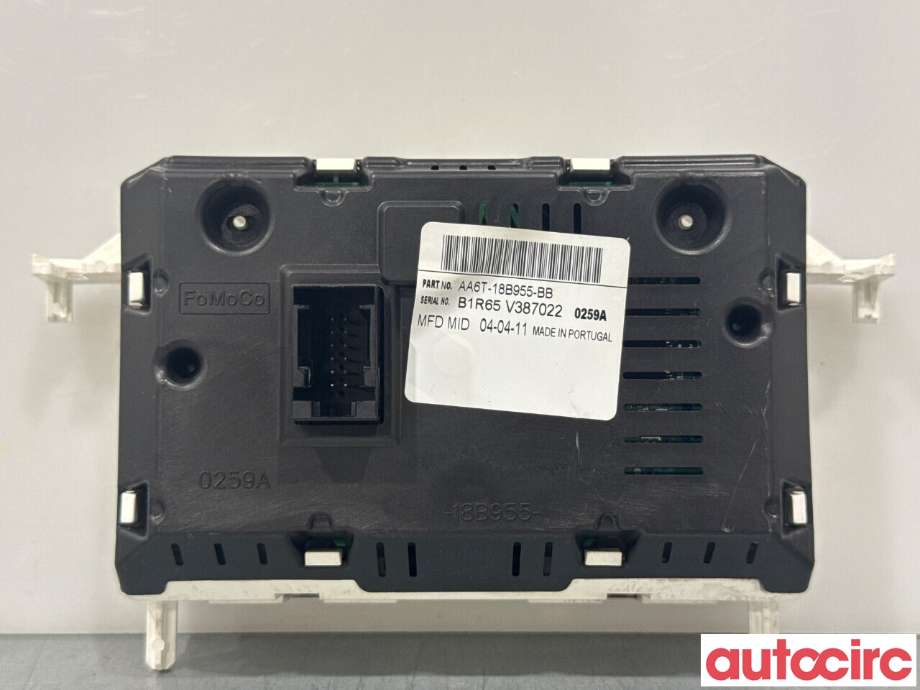 Multimedia display (MCU - Media Controller Unit) til Ford Fiesta 2008-2012 (Type VI, Fase 1)  (FORD|1940788||AA6T-18B955-BB)