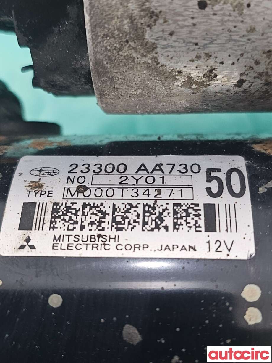 Starter til Toyota GT86 2012-->> (TOYOTA|SU00300451|M000T34271)