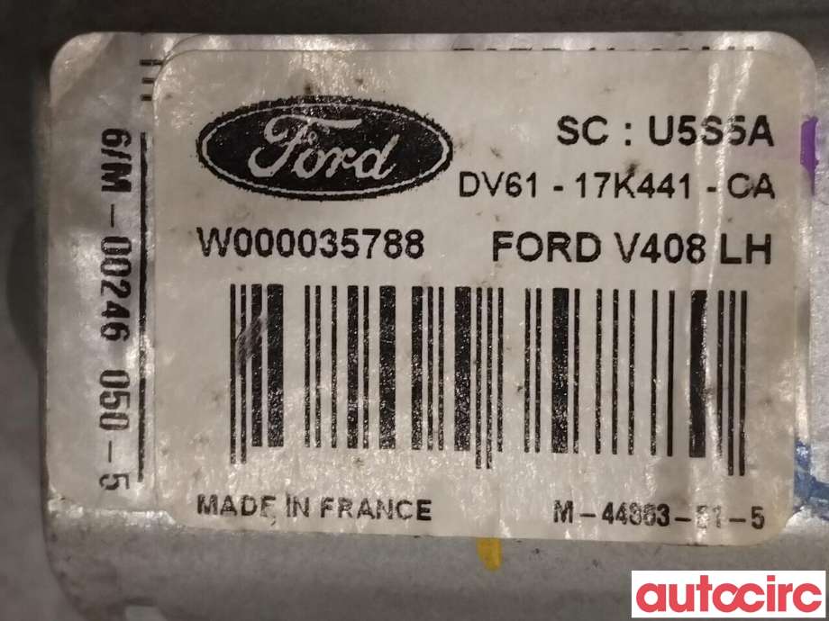 Viskermotor bakrute til Ford Transit Connect 2013-2018 Type II, Fase 1 (FORD|1807927|DV61-17K441-CA)